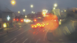 Křižovatka ulic Komenského a Velké Novosady