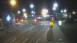 Křižovatka ulic Komenského a Velké Novosady