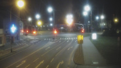 Křižovatka ulic Komenského a Velké Novosady