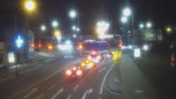 Křižovatka ulic Komenského a Velké Novosady