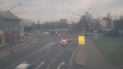 Křižovatka ulic Komenského a Velké Novosady