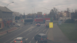 Křižovatka ulic Komenského a Velké Novosady