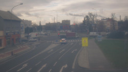 Křižovatka ulic Komenského a Velké Novosady