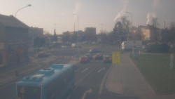 Křižovatka ulic Komenského a Velké Novosady