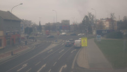 Křižovatka ulic Komenského a Velké Novosady