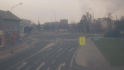 Křižovatka ulic Komenského a Velké Novosady