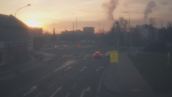 Křižovatka ulic Komenského a Velké Novosady