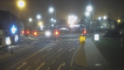 Křižovatka ulic Komenského a Velké Novosady