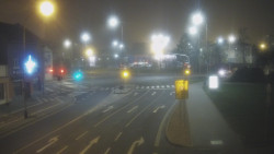 Křižovatka ulic Komenského a Velké Novosady