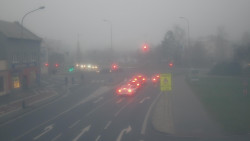 Křižovatka ulic Komenského a Velké Novosady