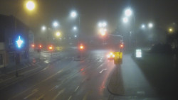 Křižovatka ulic Komenského a Velké Novosady