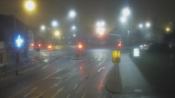 Křižovatka ulic Komenského a Velké Novosady