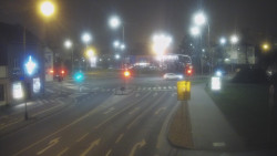 Křižovatka ulic Komenského a Velké Novosady