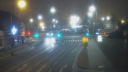 Křižovatka ulic Komenského a Velké Novosady