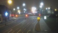 Křižovatka ulic Komenského a Velké Novosady