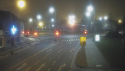 Křižovatka ulic Komenského a Velké Novosady