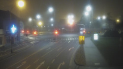 Křižovatka ulic Komenského a Velké Novosady