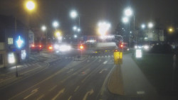 Křižovatka ulic Komenského a Velké Novosady