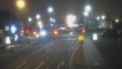 Křižovatka ulic Komenského a Velké Novosady