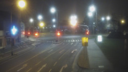 Křižovatka ulic Komenského a Velké Novosady