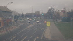 Křižovatka ulic Komenského a Velké Novosady