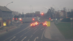 Křižovatka ulic Komenského a Velké Novosady