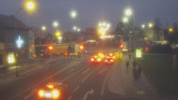 Křižovatka ulic Komenského a Velké Novosady