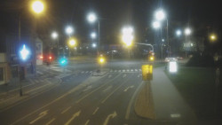 Křižovatka ulic Komenského a Velké Novosady