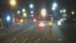 Křižovatka ulic Komenského a Velké Novosady