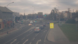 Křižovatka ulic Komenského a Velké Novosady