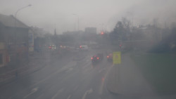 Křižovatka ulic Komenského a Velké Novosady