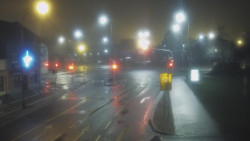 Křižovatka ulic Komenského a Velké Novosady