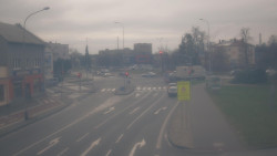 Křižovatka ulic Komenského a Velké Novosady