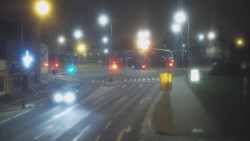 Křižovatka ulic Komenského a Velké Novosady