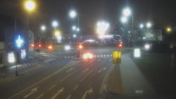 Křižovatka ulic Komenského a Velké Novosady