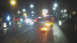 Křižovatka ulic Komenského a Velké Novosady