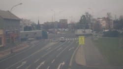 Křižovatka ulic Komenského a Velké Novosady