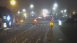 Křižovatka ulic Komenského a Velké Novosady