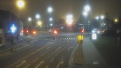 Křižovatka ulic Komenského a Velké Novosady