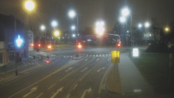 Křižovatka ulic Komenského a Velké Novosady