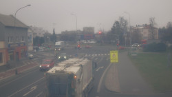 Křižovatka ulic Komenského a Velké Novosady