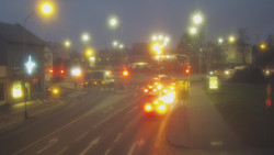 Křižovatka ulic Komenského a Velké Novosady