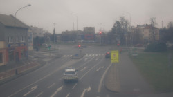 Křižovatka ulic Komenského a Velké Novosady