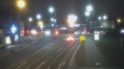 Křižovatka ulic Komenského a Velké Novosady