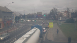 Křižovatka ulic Komenského a Velké Novosady