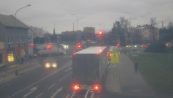 Křižovatka ulic Komenského a Velké Novosady