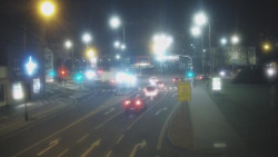 Křižovatka ulic Komenského a Velké Novosady