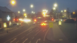 Křižovatka ulic Komenského a Velké Novosady