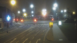 Křižovatka ulic Komenského a Velké Novosady