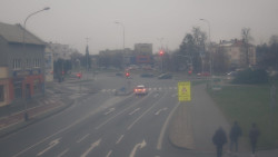 Křižovatka ulic Komenského a Velké Novosady